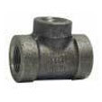 TEE RED 1"x 1"x 1/2" BLK STD MALL