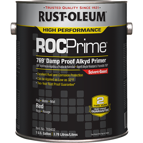 RO 769402 FLAT RED (1-gallon) ROCPrime 769 DAMP PROOF PRIMER
