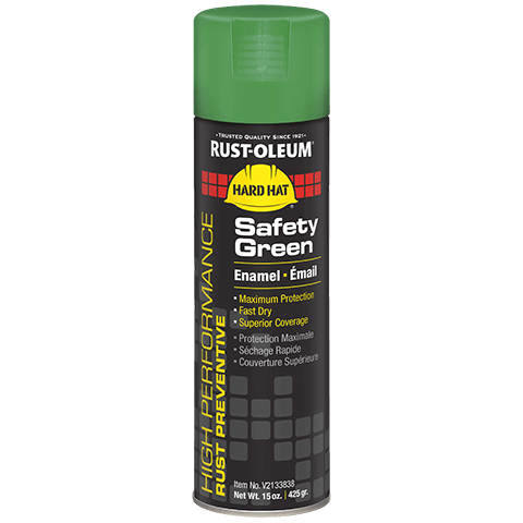 RO V2133838 SAFETY GREEN SPRAY HARD HAT RUST-PREVENTATIVE ENAMEL