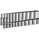 SOCKET SET 3/8"DR 22PC 6PT