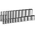 SOCKET SET 3/8"DR 22PC 6PT
