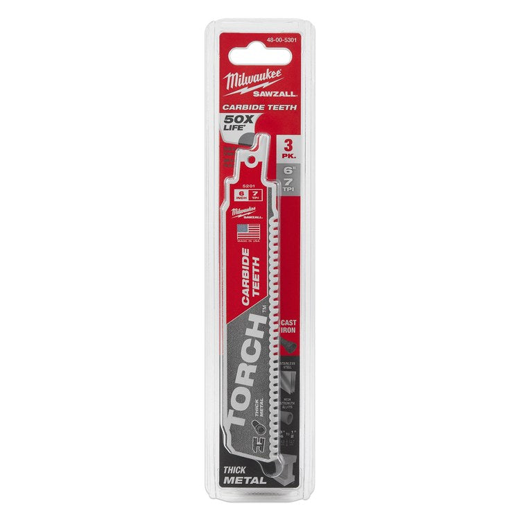 BLADE SAWZALL 6" 8TPI C-TORCH 48-00-5301