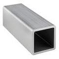 SQ TUBE ALUM 2 X .125X 24' W/RADIUS 6063-T52