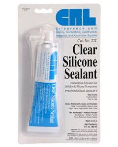 SEALANT CLEAR SILICONE 3OZ 22C