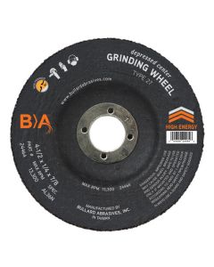 DCW Grinding Wheel 4-1/2 x 1/4 x 7/8 AL36N High Energy 24464 BULLARD