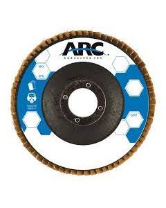 Flap Disc 4-1/2 x 7/8 ZA Type 27 40 grit 1067253 ARC