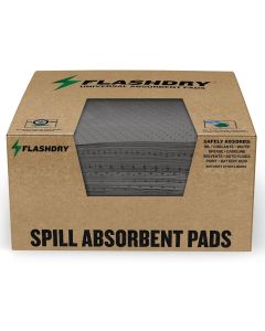 FlashDry Universal Spill Absorbent Pads 100/box